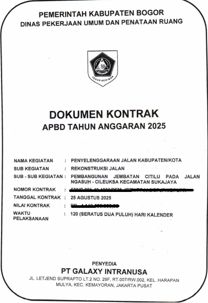 Kontrak Jembatan Citilu