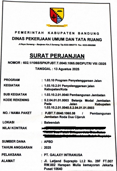 Kontrak Jembatan Cijeruk